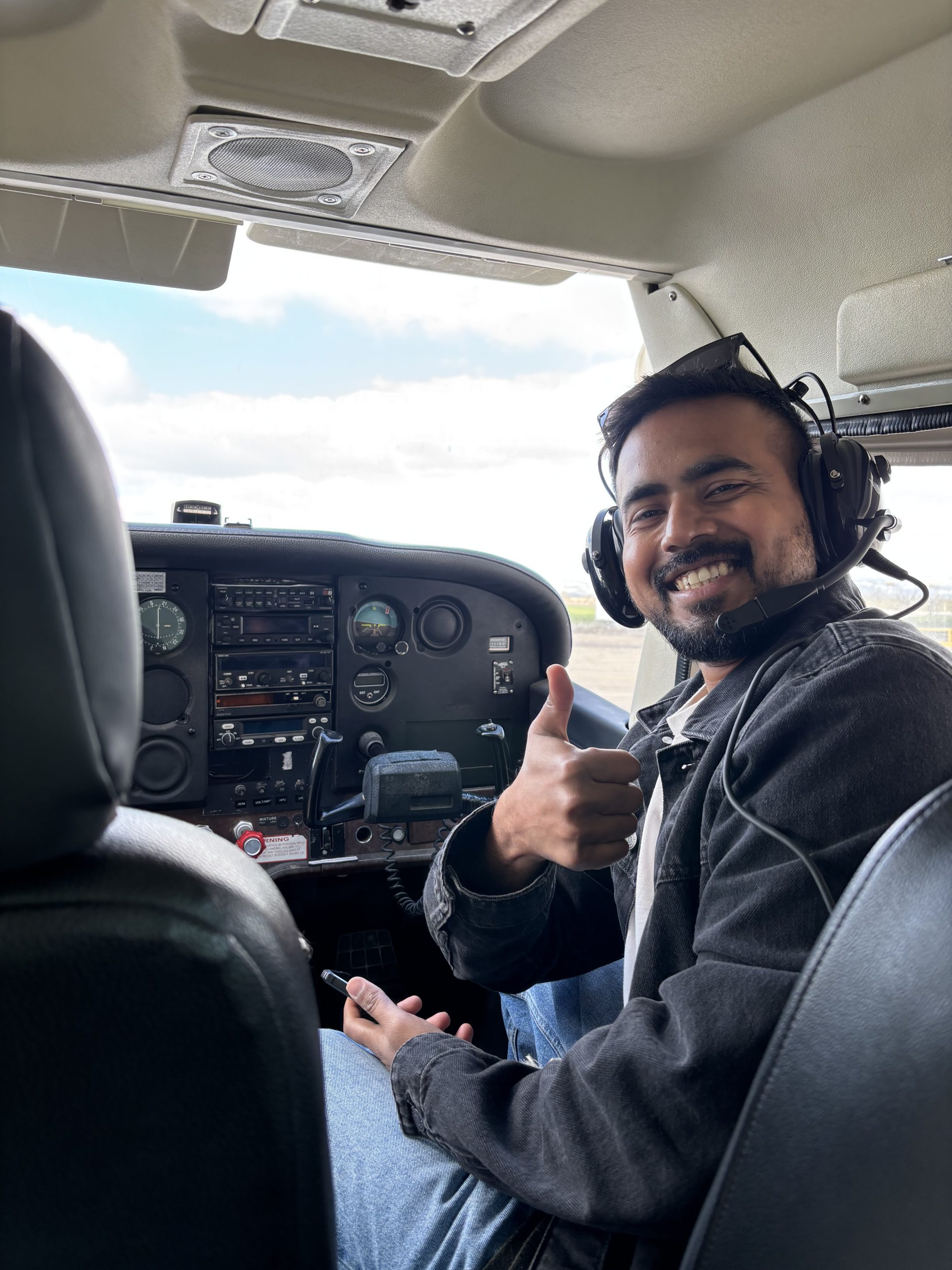 vib in airplane